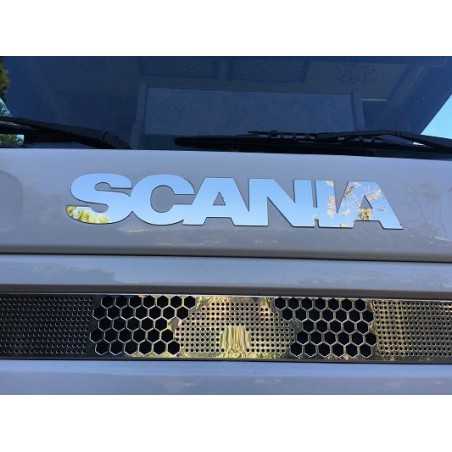 SCRITTA SCANIA INOX FRONTALE SCANIA R