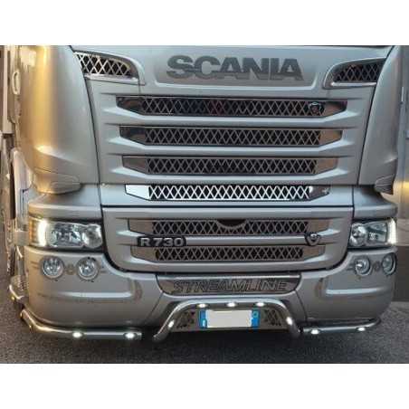 MASCHERINA INOX SOSTITUTIVA A ROMBI SCANIA NEW R