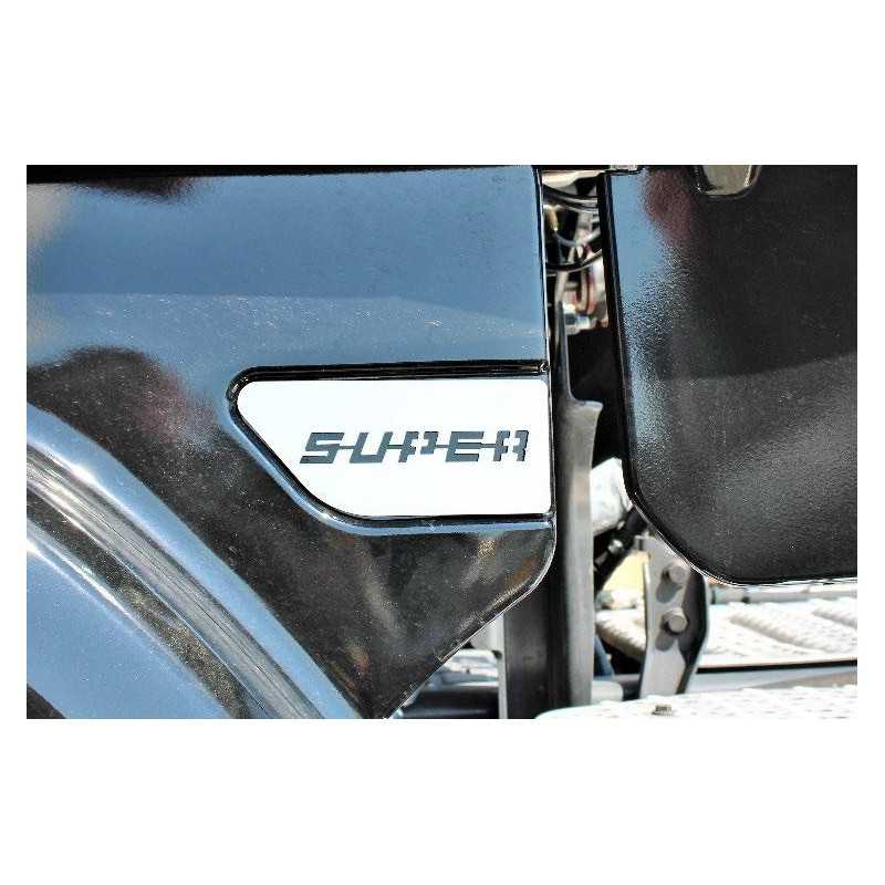 PLATE KIT FOR UNDER SPOILER WITH SUPER 2 PCS LETTERING SCANIA STREAMLINE