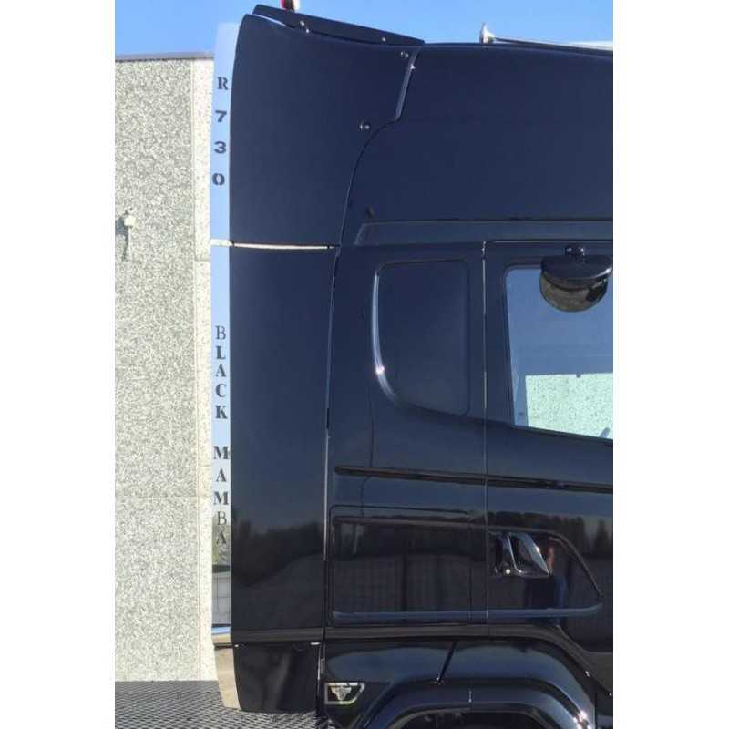 STAINLESS STEEL PLATE KIT FOR CUSTOMIZABLE SPOILER RUBBER 8 PCS SCANIA STREAMLINE