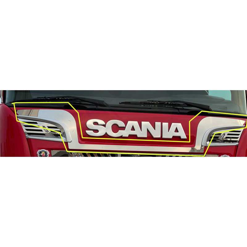 MASCHERINA INOX ESTERNA SCANIA STREAMLINE