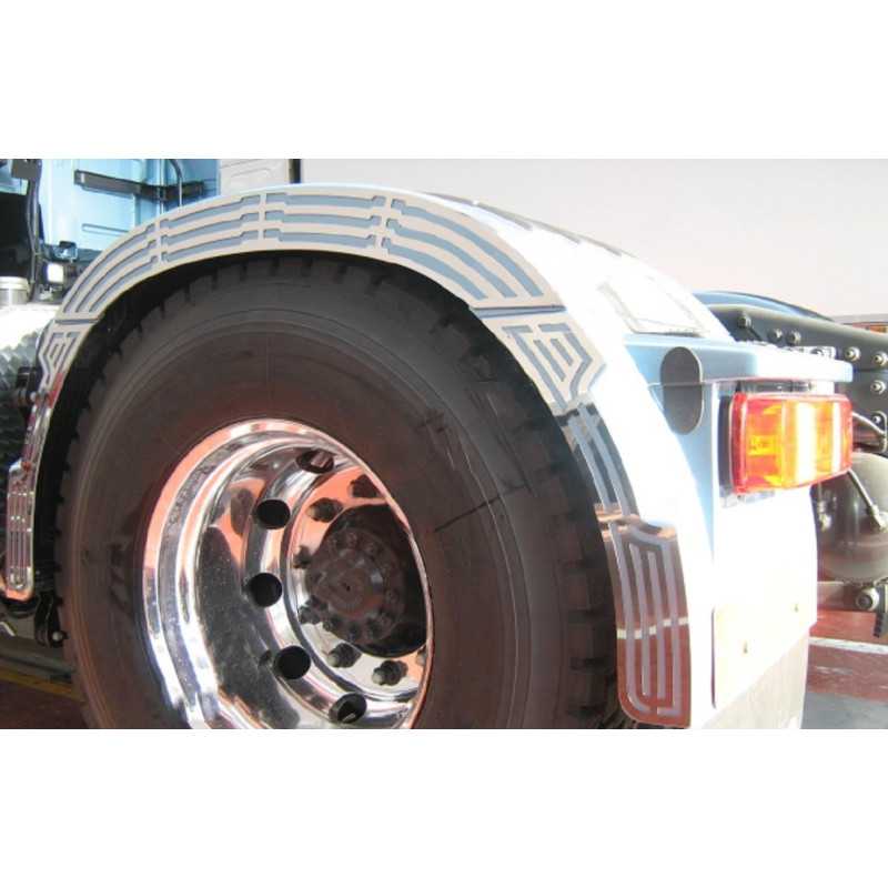 STAINLESS STEEL PLATE KIT FOR REAR FENDERS VOLVO FH2