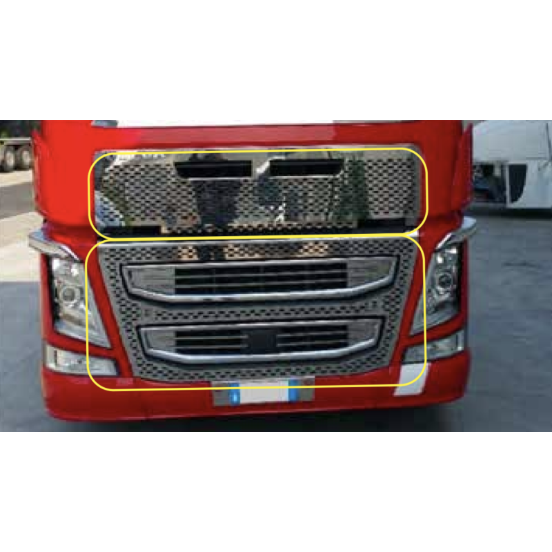 INTERNAL STAINLESS STEEL HONEYCOMB MASK KIT VOLVO FH4