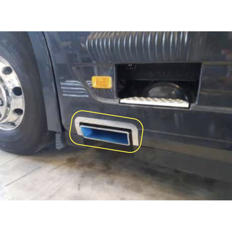 NEW RECTANGULAR TAILPIPE VOLVO FH4