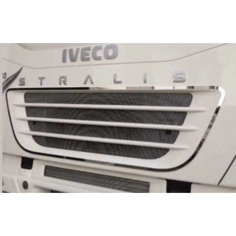 STAINLESS STEEL CONTOUR FOR STRALIS 480 EXTERNAL UPPER GRILLE