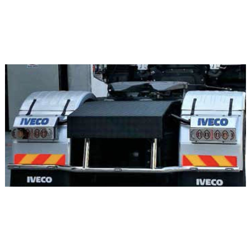 REAR STAINLESS STEEL PROFILES IVECO CUBE