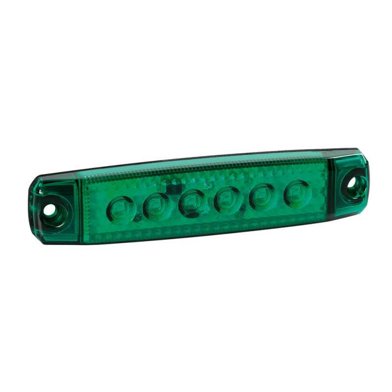 LAMPADA D'INGOMBRO VERDE A 6 LED