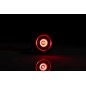 LED MARKER LAMP RED, ROUND, RECESSED, 0.15M CABLE