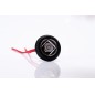 LED MARKER LAMP RED, ROUND, RECESSED, 0.15M CABLE