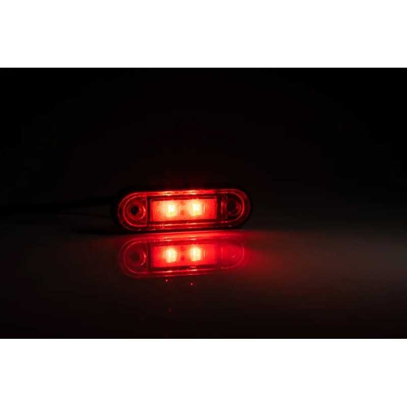 RED 2-LED MARKER LAMP WITH CABLE