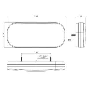 Fanale Posteriore LED per Rimorchio