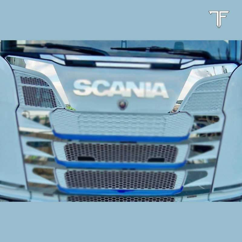 STAINLESS STEEL PLATE KIT FOR UPPER MATTE SCANIA S