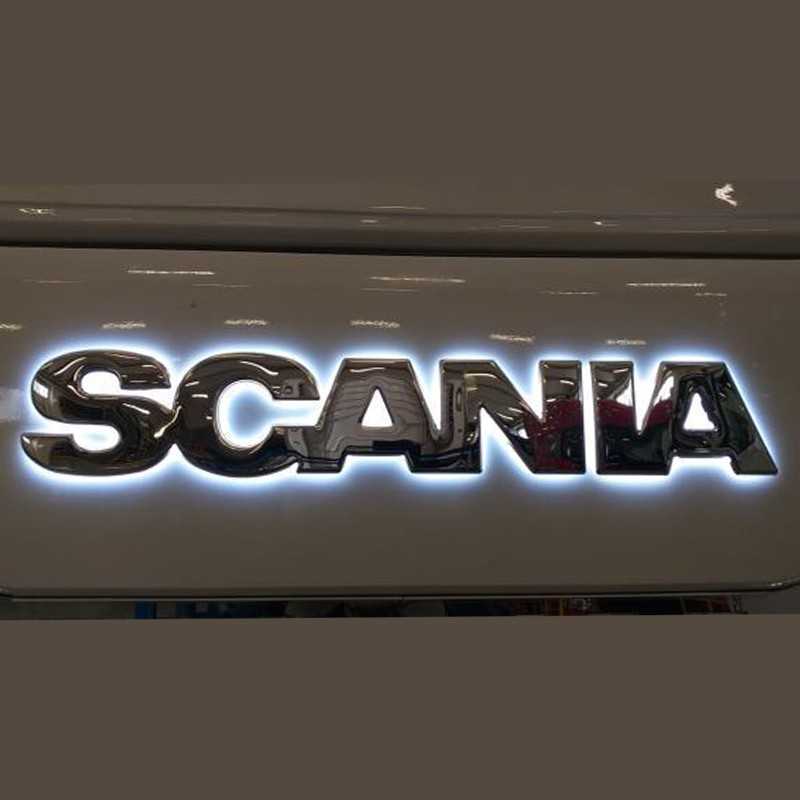 ILLUMINATED LETTERING SCANIA NEW GENERATION